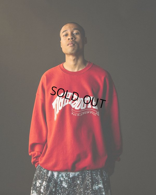 画像2: TIGHTBOOTH/ACID LOGO CREW SWEAT SHIRT（Black）［クルーネックスウェット-24秋冬］