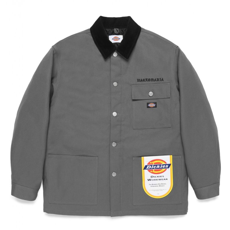 画像1: WACKO MARIA/DICKIES / COVERALL（GRAY）［カバーオール-24秋冬］