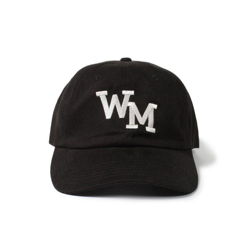 画像1: WACKO MARIA/6 PANEL CAP（BLACK）［6パネルキャップ-24秋冬］