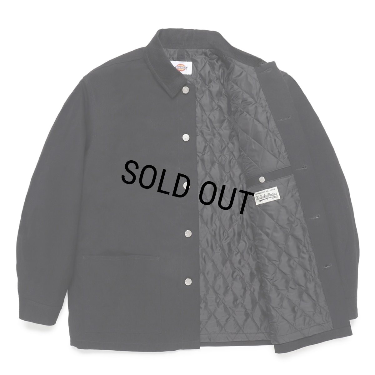 画像2: WACKO MARIA/DICKIES / COVERALL（BLACK）［カバーオール-24秋冬］ (2)