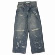 DAIRIKU/Super Damage Wide Denim Pants（Indigo）［スーパーダメージ
