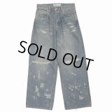 DAIRIKU/Super Damage Wide Denim Pants（Indigo）［スーパーダメージワイドデニムパンツ-24秋冬］