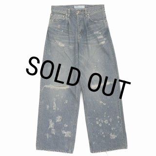 パンツ DAIRIKU Super Damage Wide Denim Pants DAIRIKU】Super Damage Wide Denim Pants