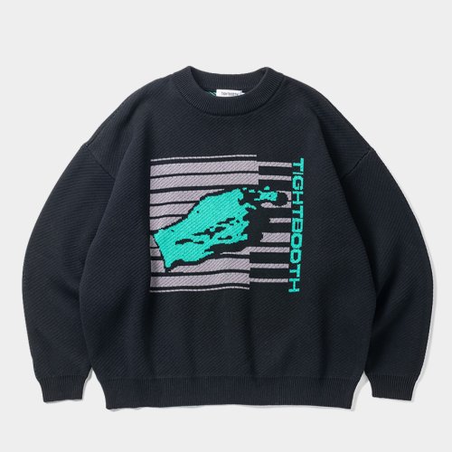 他の写真1: 【30%OFF】TIGHTBOOTH/KEYBOARD KNIT SWEATER（Black）［ニットセーター-24秋冬］