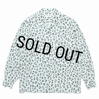 WACKO MARIA/LEOPARD HAWAIIAN SHIRT（MINT）［レオパードハワイアン