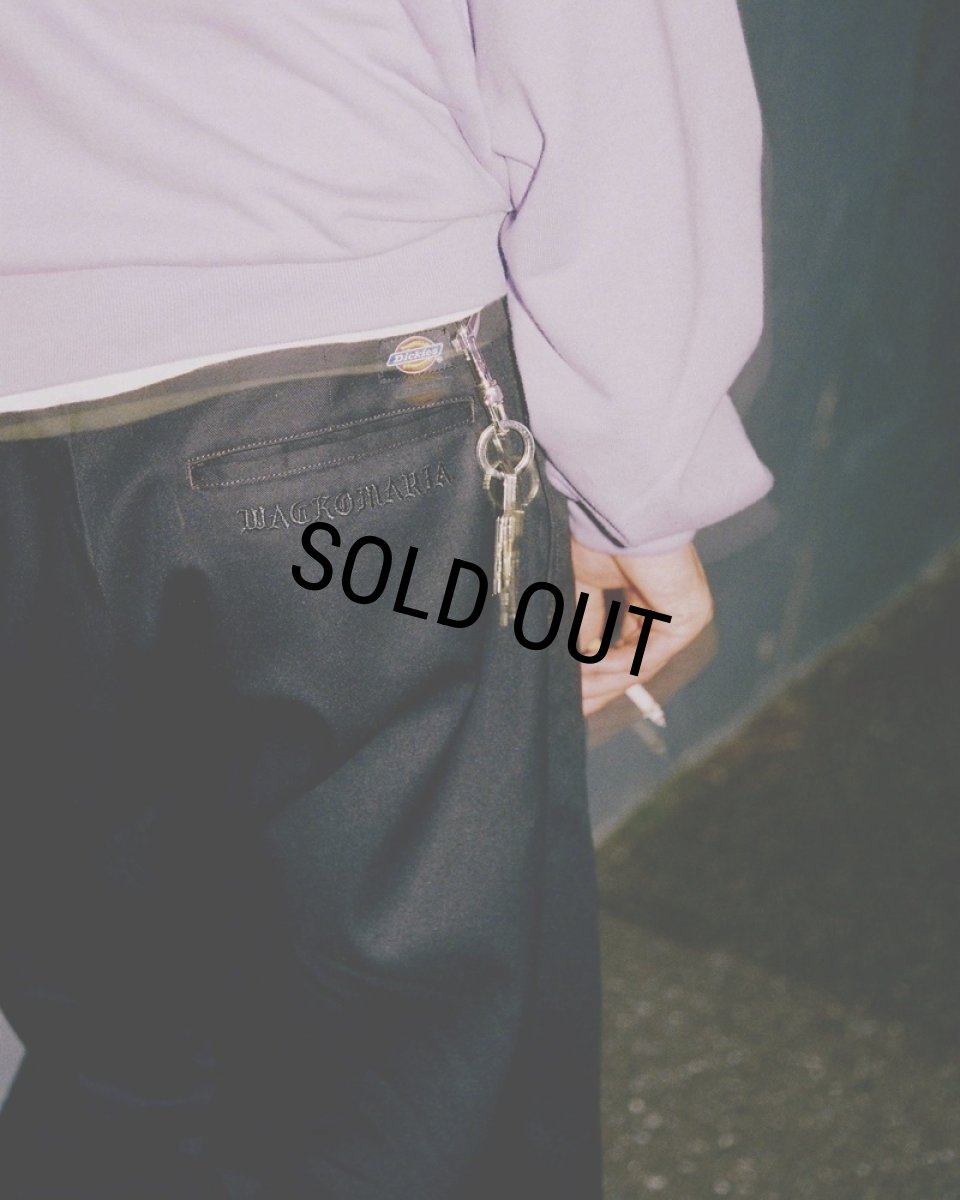 画像4: WACKO MARIA/DICKIES / PLEATED TROUSERS（BLACK）［ワンタックトラウザース-25春夏］ (4)