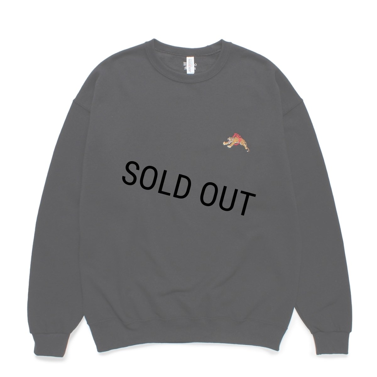画像1: WACKO MARIA/TIM LEHI / SWEAT SHIRT（BLACK）［クルーネックスウェット-24秋冬］ (1)