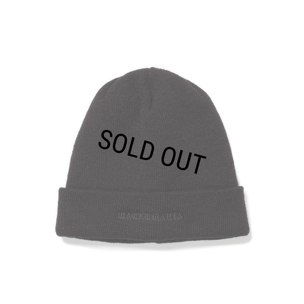画像1: WACKO MARIA/WATCH CAP（BLACK）［ニットキャップ-24秋冬］ (1)