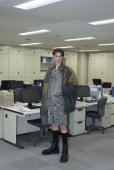 画像4: 【30%OFF】DAIRIKU/"Leopard" Knit Reversible down jacket（Khaki）［リバーシブルダウンJKT-24秋冬］ (4)