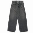 画像1: DAIRIKU/"Wide" Vintage Denim Pants（Black）［"ワイド"ヴィンテージデニムパンツ-25春夏］ (1)