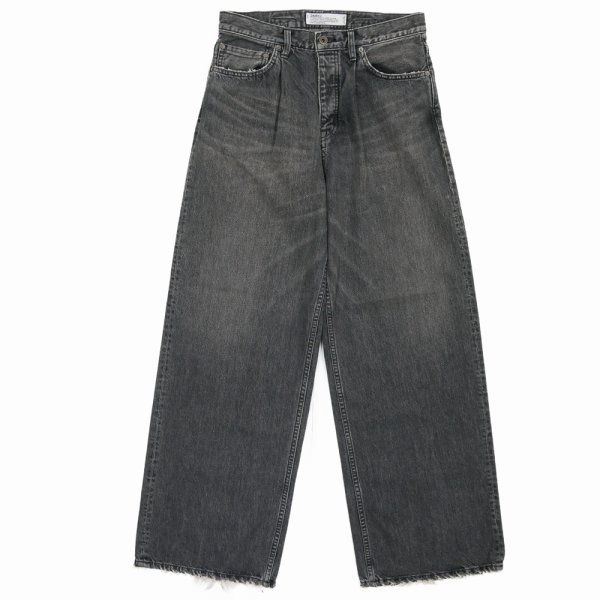 画像1: DAIRIKU/"Wide" Vintage Denim Pants（Black）［"ワイド"ヴィンテージデニムパンツ-25春夏］