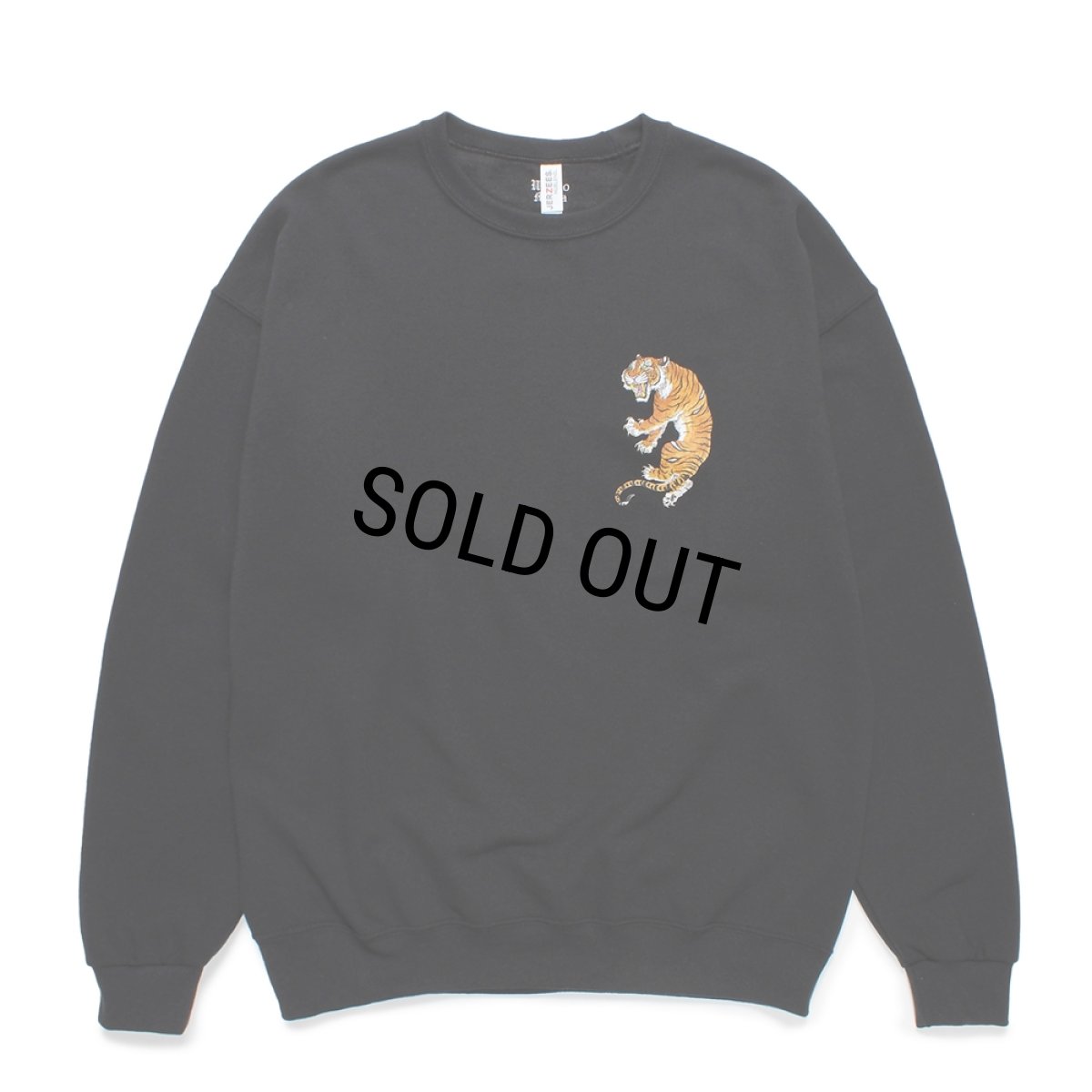 画像1: WACKO MARIA/TIM LEHI / SWEAT SHIRT（BLACK）［クルーネックスウェット-24秋冬］ (1)