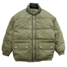 画像2: 【30%OFF】DAIRIKU/"Leopard" Knit Reversible down jacket（Khaki）［リバーシブルダウンJKT-24秋冬］ (2)