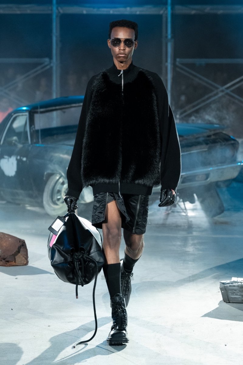 画像3: 【30%OFF】DAIRIKU/"Bear" Drivers Knit（Black）［ドライバーズニット-24秋冬］