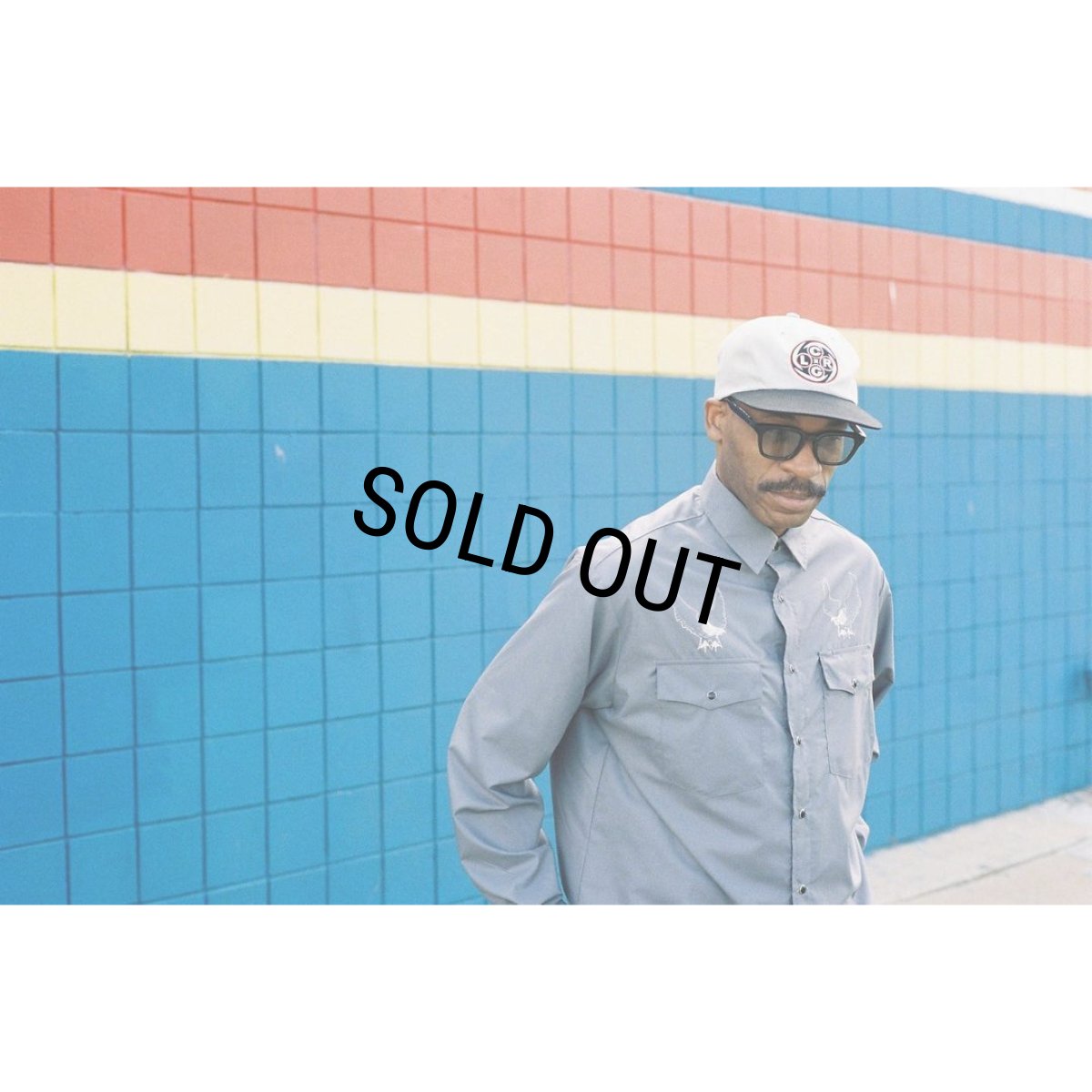 画像3: CHALLENGER/OVAL EAGLE PRINTED SHIRT（BLACK）［オーバルイーグルシャツ-24秋冬］ (3)