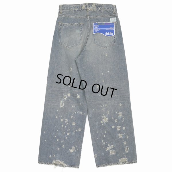 画像2: DAIRIKU/Super Damage Wide Denim Pants（Indigo）［スーパーダメージワイドデニムパンツ-24秋冬］