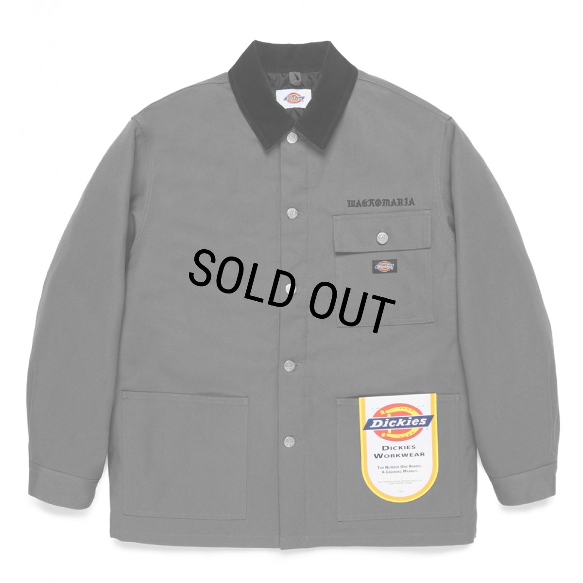 画像1: WACKO MARIA/DICKIES / COVERALL（GRAY）［カバーオール-24秋冬］ (1)