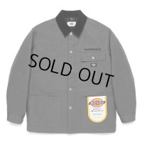 WACKO MARIA/DICKIES / COVERALL（GRAY）［カバーオール-24秋冬］
