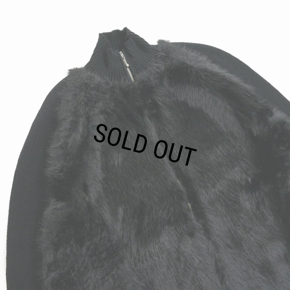 画像4: 【30%OFF】DAIRIKU/"Bear" Drivers Knit（Black）［ドライバーズニット-24秋冬］ (4)