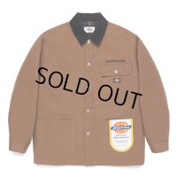 WACKO MARIA/DICKIES / COVERALL（BROWN）［カバーオール-24秋冬］
