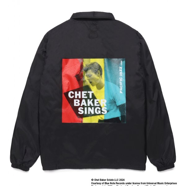 画像1: WACKO MARIA/CHET BAKER / COACH JACKET（BLACK）［コーチJKT-24秋冬］