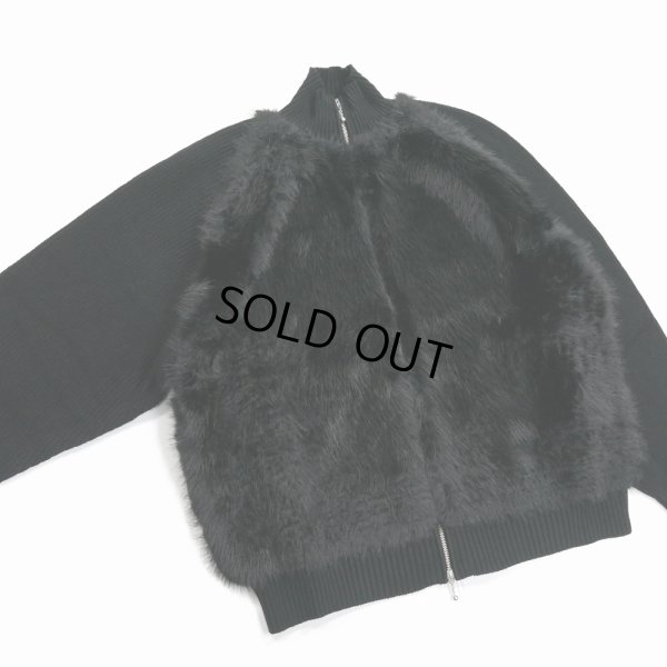 画像3: 【30%OFF】DAIRIKU/"Bear" Drivers Knit（Black）［ドライバーズニット-24秋冬］