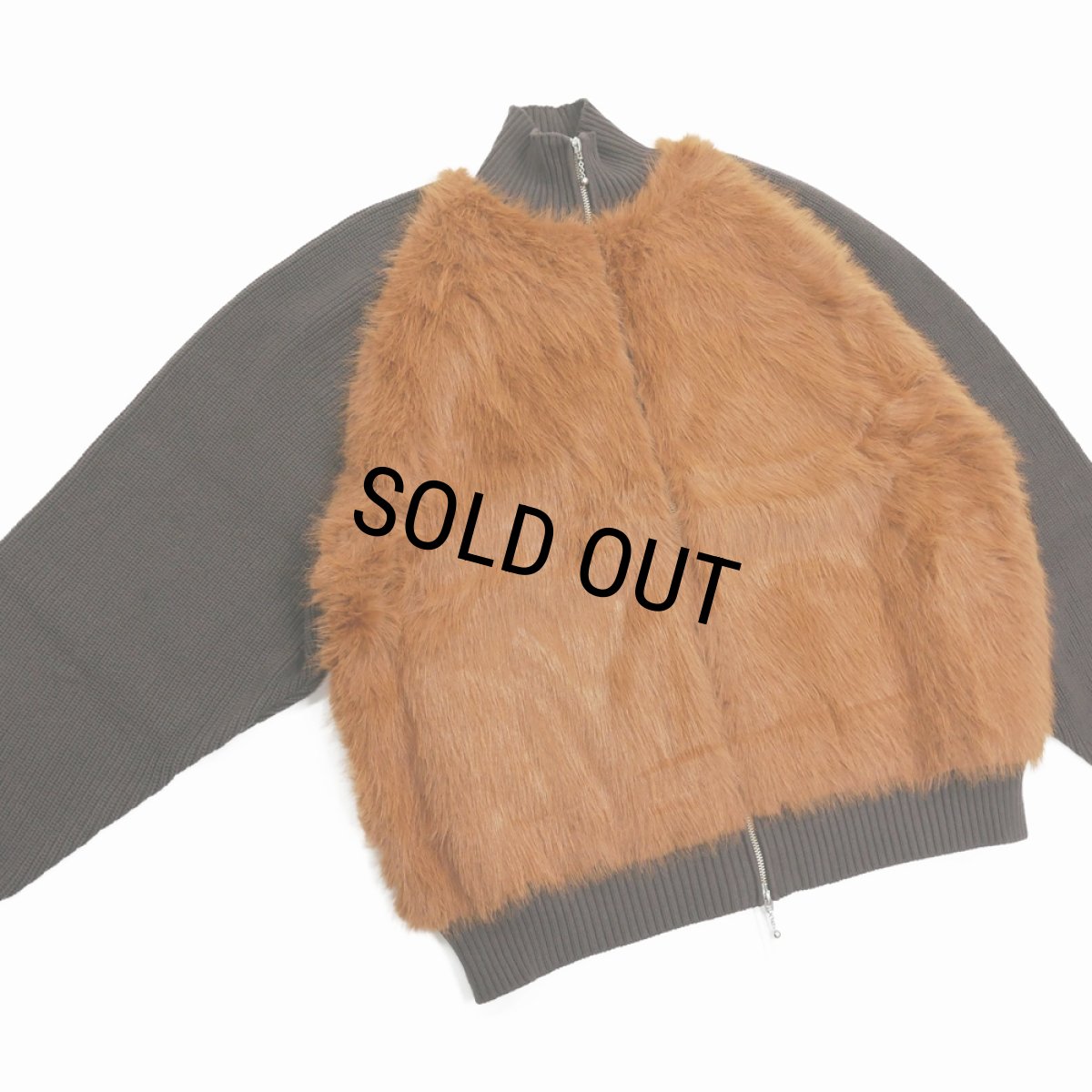 画像3: 【50%OFF】DAIRIKU/"Bear" Drivers Knit（Brown）［ドライバーズニット-24秋冬］ (3)