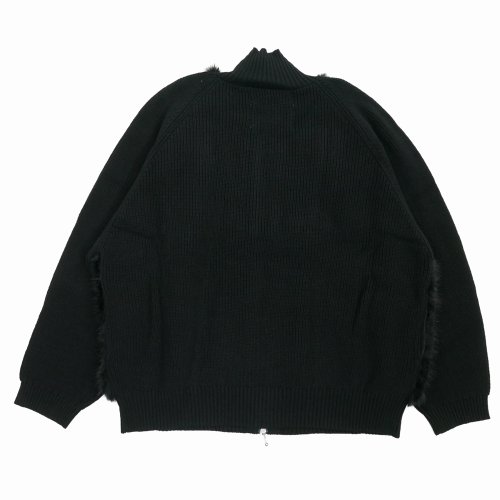 他の写真2: 【30%OFF】DAIRIKU/"Bear" Drivers Knit（Black）［ドライバーズニット-24秋冬］