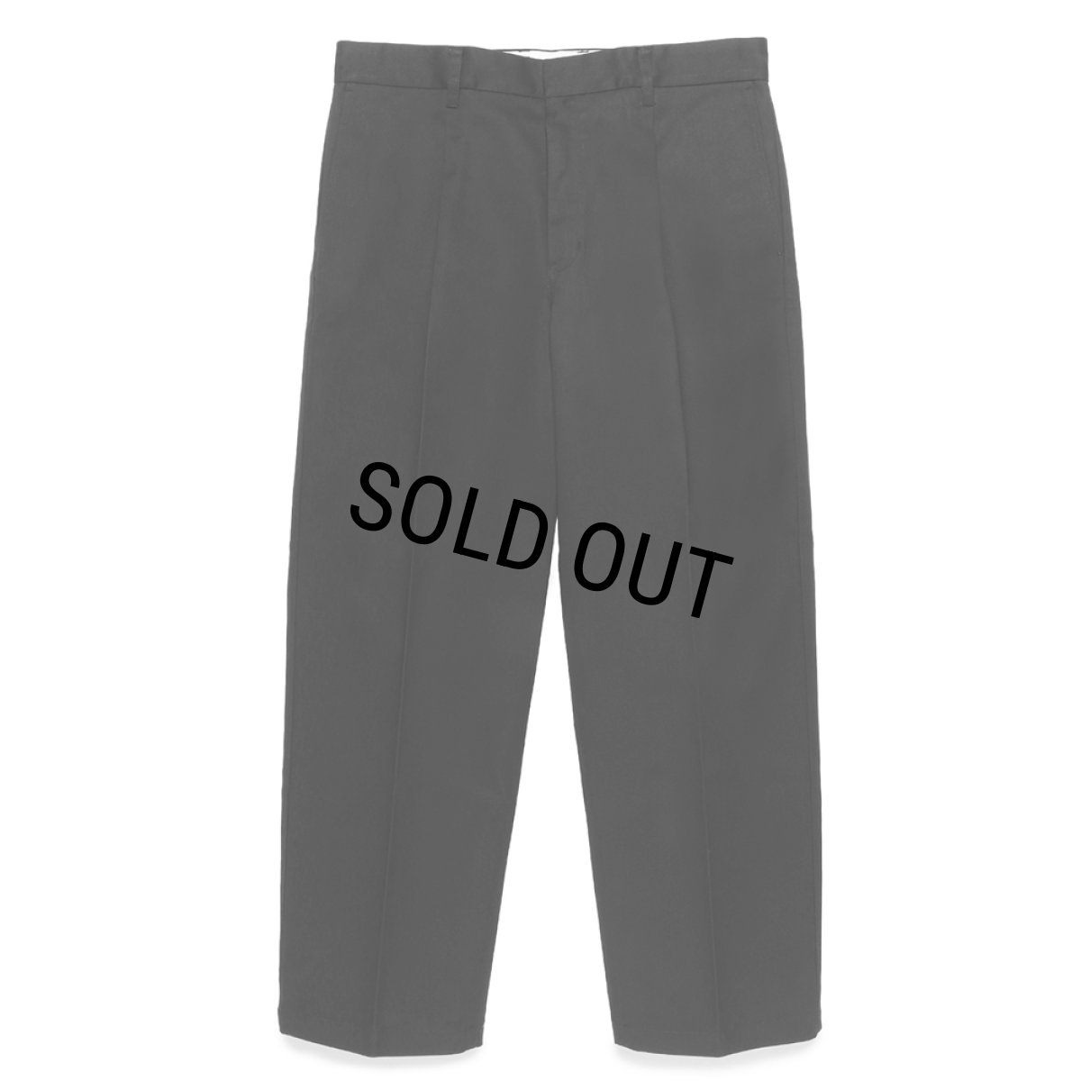 画像2: WACKO MARIA/DICKIES / PLEATED TROUSERS（BLACK）［ワンタックトラウザース-24秋冬］ (2)