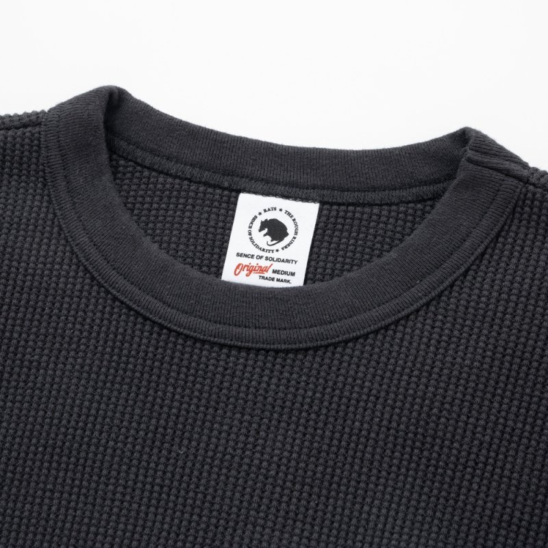 画像3: 【30%OFF】RATS/WAFFLE THERMAL（CHARCOAL）［ワッフルサーマル-24秋冬］