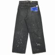 画像2: 【30%OFF】DAIRIKU/Super Damage Wide Denim Pants（Black）［スーパーダメージワイドデニムパンツ-24秋冬］ (2)
