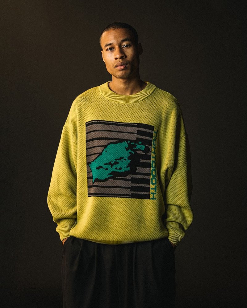 画像3: TIGHTBOOTH/KEYBOARD KNIT SWEATER（Neon）［ニットセーター-24秋冬］