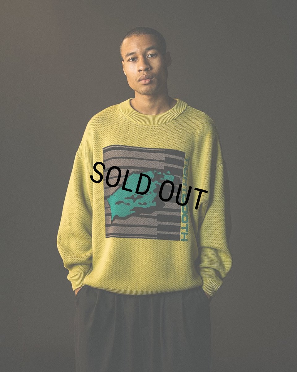 画像6: TIGHTBOOTH/KEYBOARD KNIT SWEATER（Neon）［ニットセーター-24秋冬］ (6)