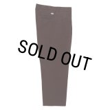WACKO MARIA/DICKIES / PLEATED TROUSERS（BROWN）［ワンタックトラウザース-24秋冬］