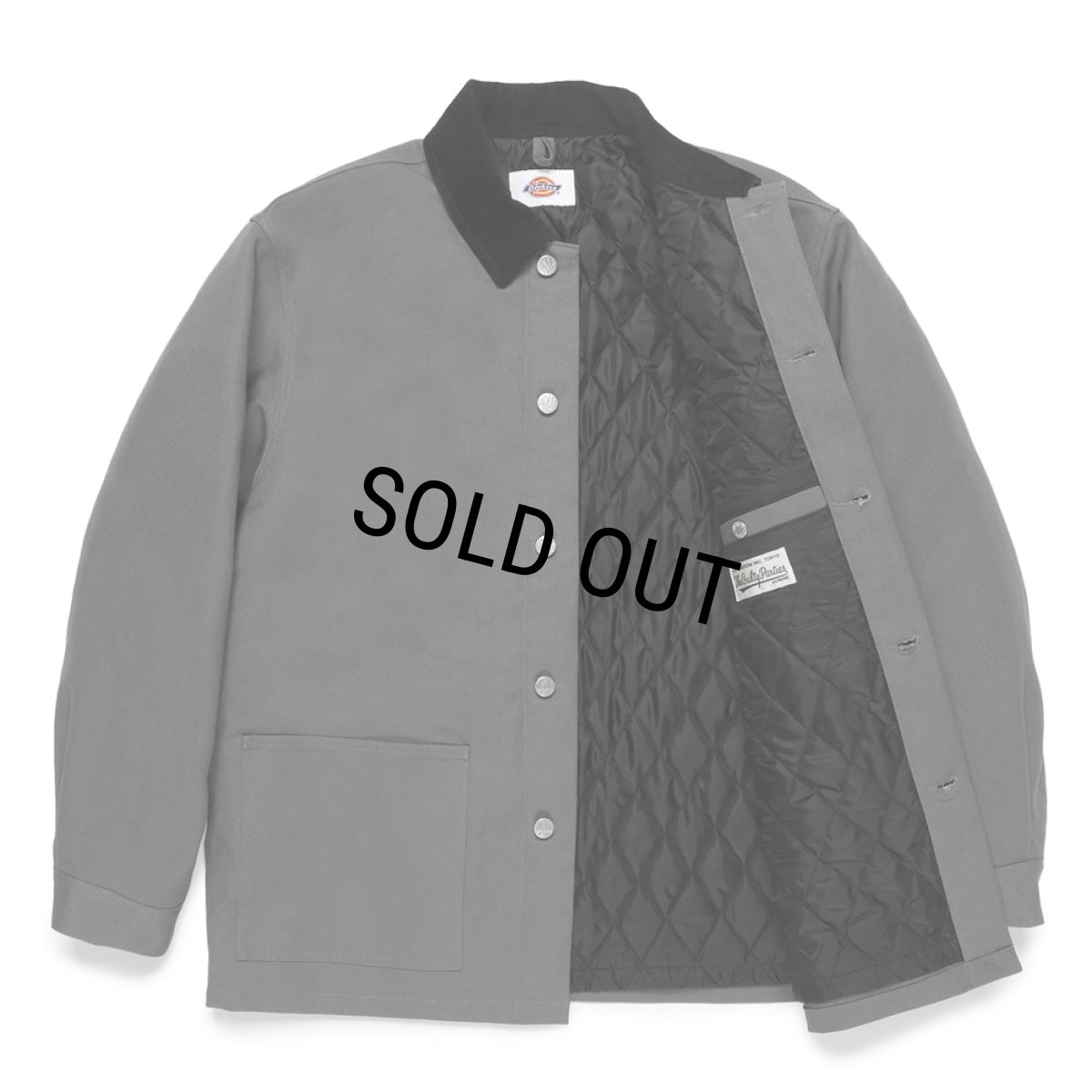 画像2: WACKO MARIA/DICKIES / COVERALL（GRAY）［カバーオール-24秋冬］ (2)