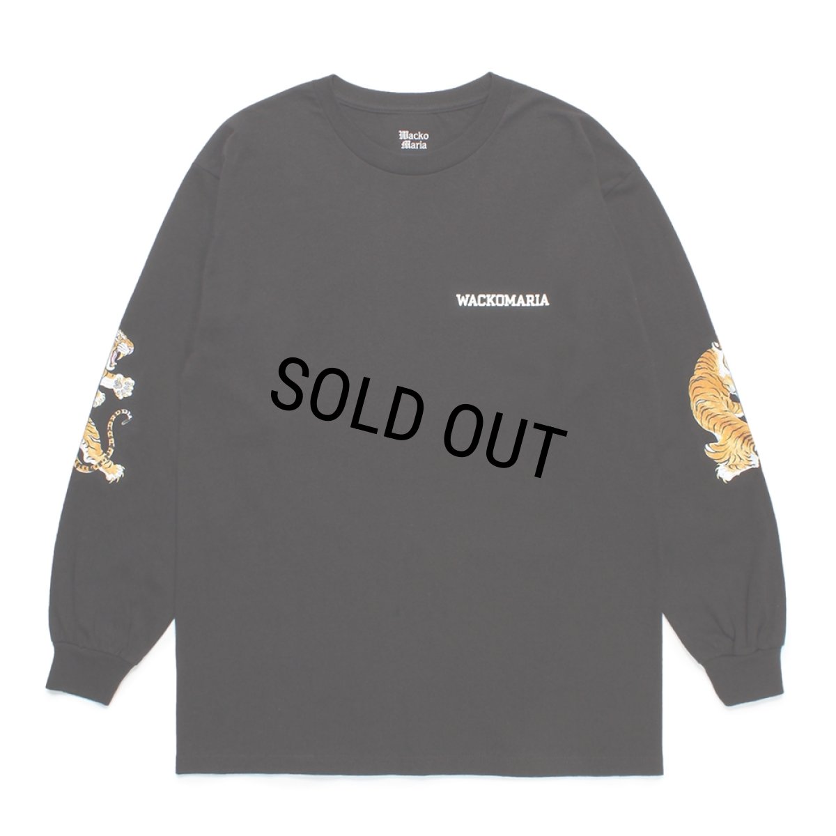 画像1: WACKO MARIA/TIM LEHI / LONG SLEEVE T-SHIRT（BLACK）［プリント長袖T-24秋冬］ (1)