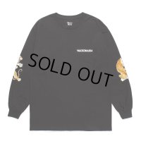 WACKO MARIA/TIM LEHI / LONG SLEEVE T-SHIRT（BLACK）［プリント長袖T-24秋冬］