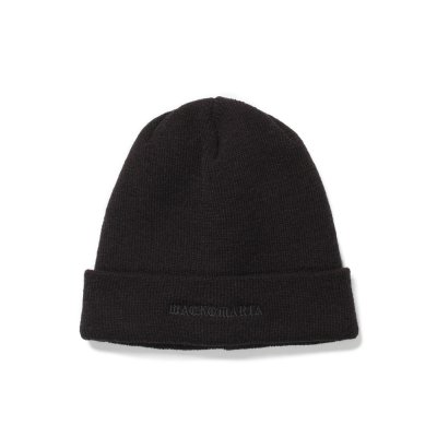 画像1: WACKO MARIA/WATCH CAP（BLACK）［ニットキャップ-24秋冬］