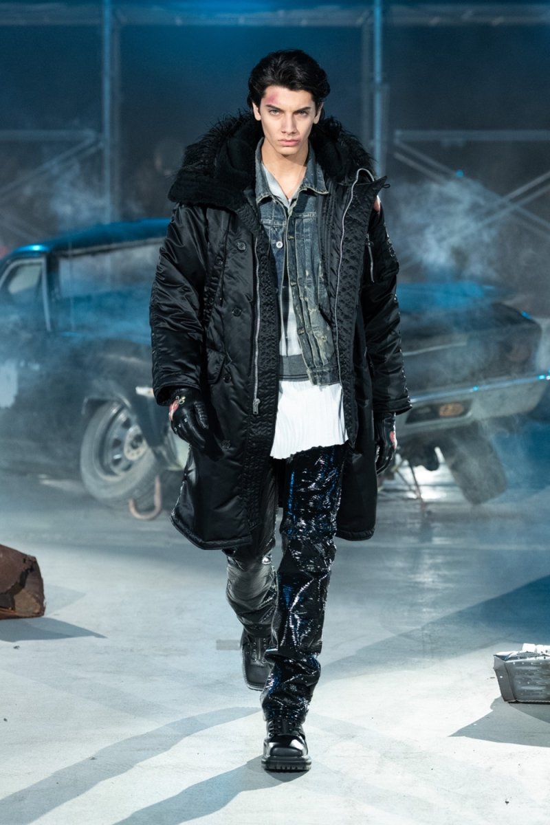 画像2: 【30%OFF】DAIRIKU/"Frank-N-Furuter" N-3B（Black）［N-3Bジャケット-24秋冬］ (2)