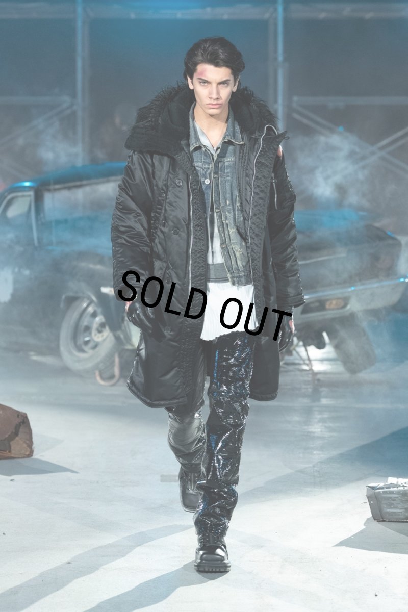 画像2: 【50%OFF】DAIRIKU/"Frank-N-Furuter" N-3B（Black）［N-3Bジャケット-24秋冬］ (2)