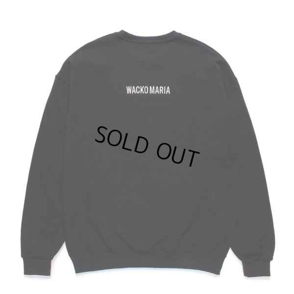 画像2: WACKO MARIA/TIM LEHI / SWEAT SHIRT（BLACK）［クルーネックスウェット-24秋冬］