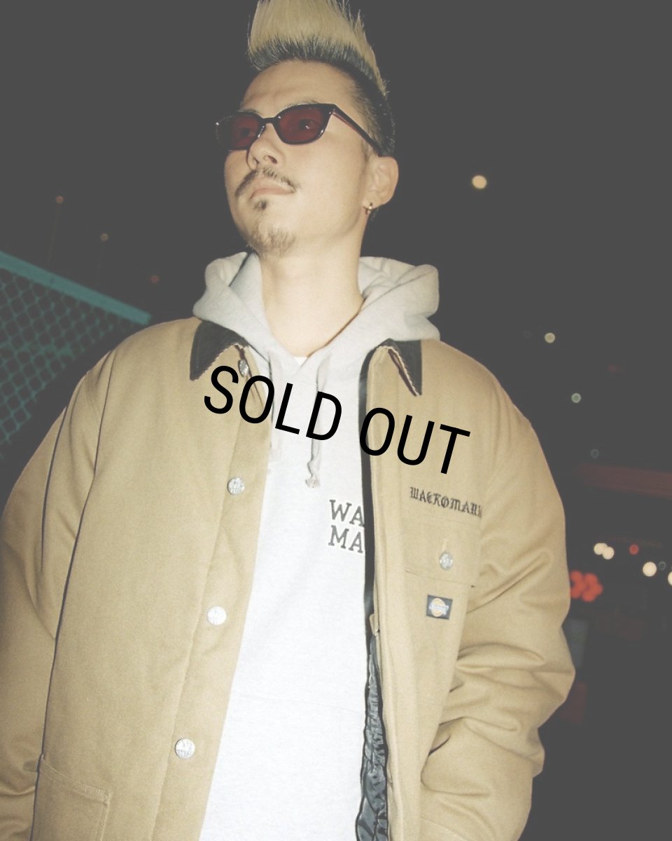 画像4: WACKO MARIA/DICKIES / COVERALL（BROWN）［カバーオール-24秋冬］ (4)