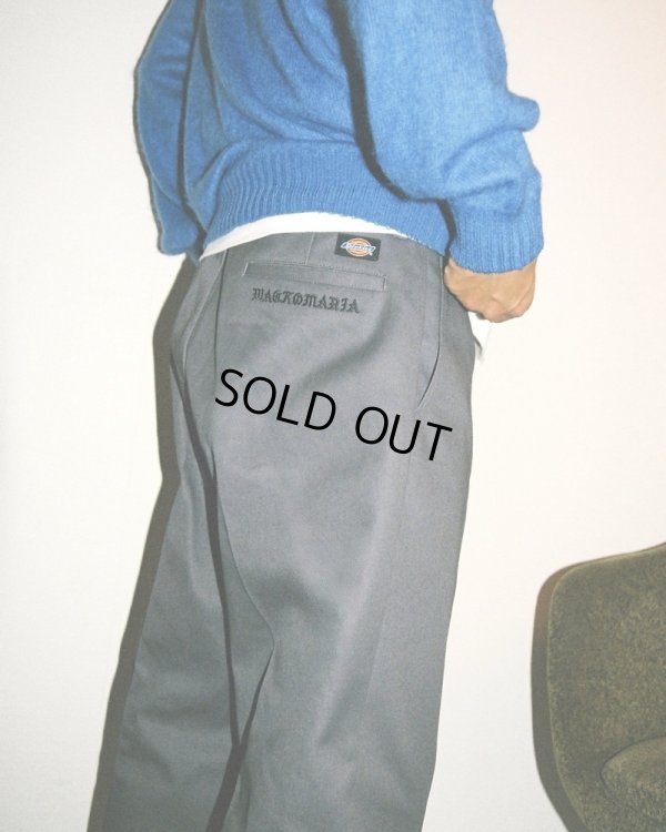 画像3: WACKO MARIA/DICKIES / PLEATED TROUSERS（CHARCOAL）［ワンタックトラウザース-24秋冬］