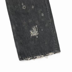画像4: 【30%OFF】DAIRIKU/Super Damage Wide Denim Pants（Black）［スーパーダメージワイドデニムパンツ-24秋冬］ (4)