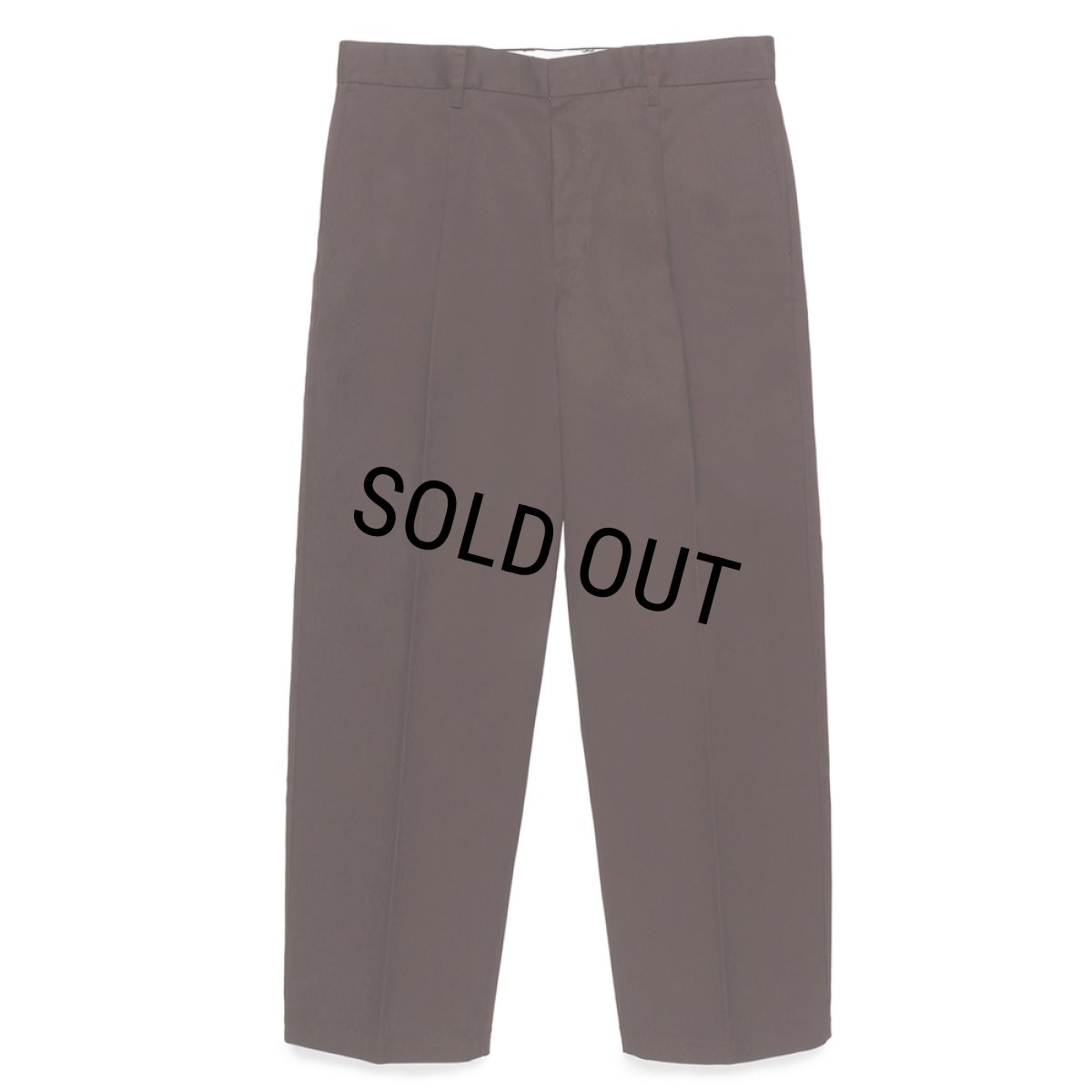 画像2: WACKO MARIA/DICKIES / PLEATED TROUSERS（BROWN）［ワンタックトラウザース-24秋冬］ (2)