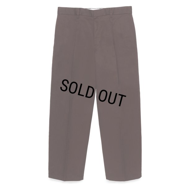 画像2: WACKO MARIA/DICKIES / PLEATED TROUSERS（BROWN）［ワンタックトラウザース-24秋冬］