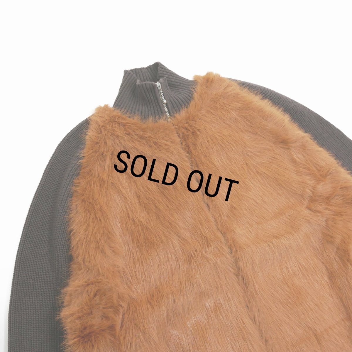 画像4: 【50%OFF】DAIRIKU/"Bear" Drivers Knit（Brown）［ドライバーズニット-24秋冬］ (4)