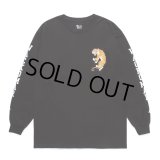 WACKO MARIA/TIM LEHI / LONG SLEEVE T-SHIRT（BLACK）［プリント長袖T-24秋冬］