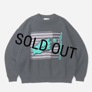 30%OFF】TIGHTBOOTH/KEYBOARD KNIT SWEATER（Black）［ニットセーター