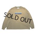 DAIRIKU/"WHERE" Vintage Theme Tee（Vintage Khaki）［ヴィンテージテーマ長袖T-24秋冬］